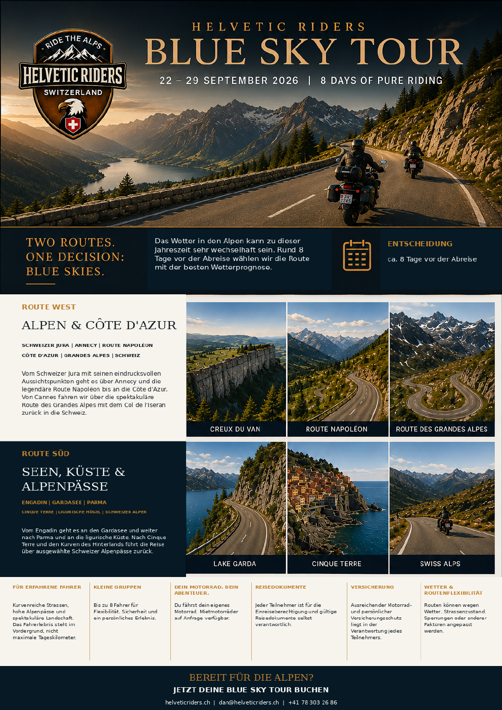 Vorschau des deutschen Blue Sky Tour Flyers